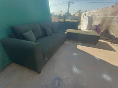 l shape 7 seater with different colours