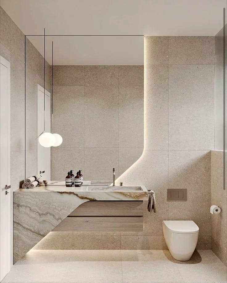 PVC vanity 19