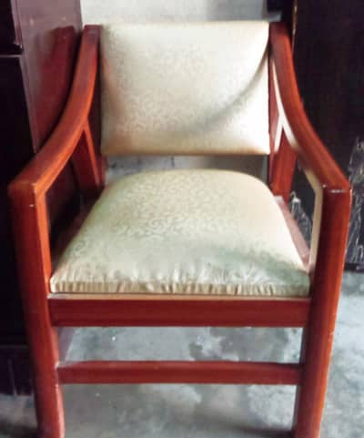 2 wooden chairs