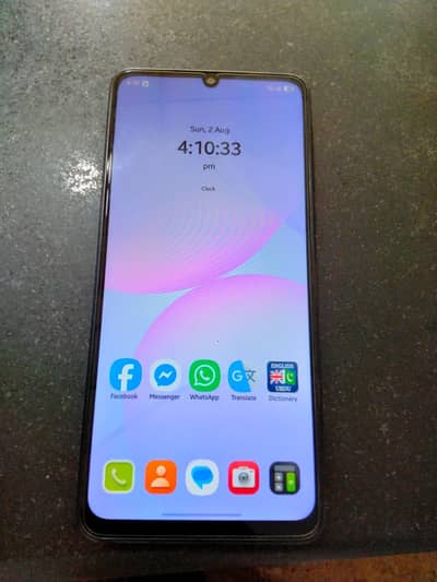 Samsung Mobile A07 with box cable