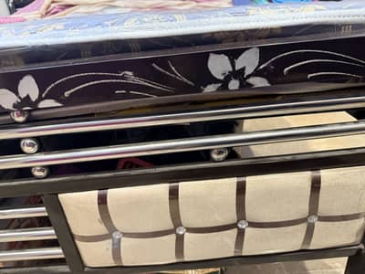 Rod iron full size bed for sale