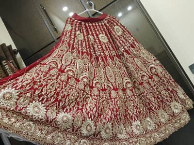 Selling my luxury bridal lehenga - 4 piece set