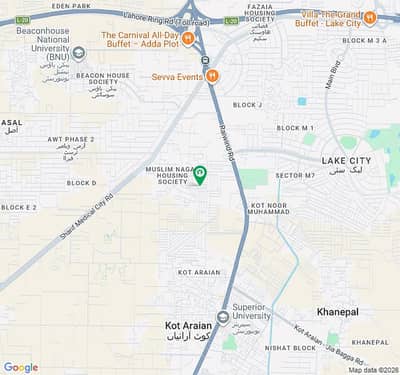 3 Marla Residential Plot For Sale In Usman Block Al-Kabir Town Phase 2 Demand 63 Lac