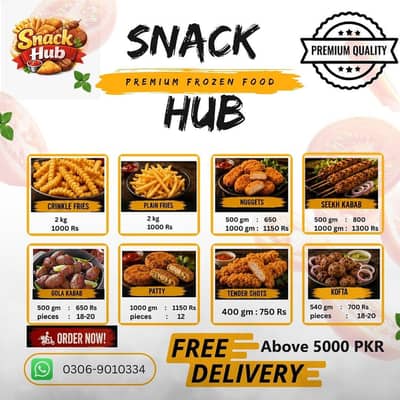 premium quality frozen foods available