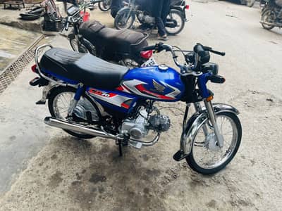 HONDA CD - 70 UNRegistration BIKE Only 450 kilometre running urgent