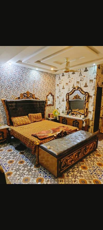 chinoti pur wooden king size bed set