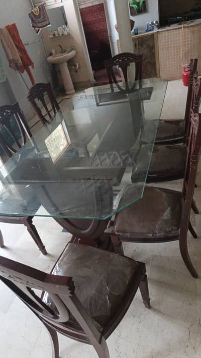 shesham dining table set