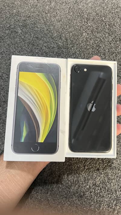 iPhone SE 2 jv 64gb 76 battery  with box