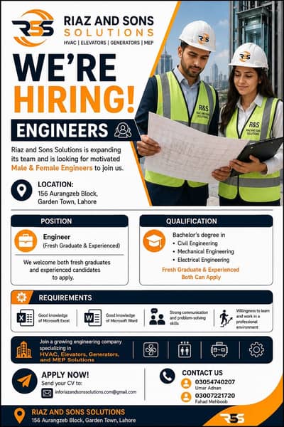 Fresh & Experience Job Offer