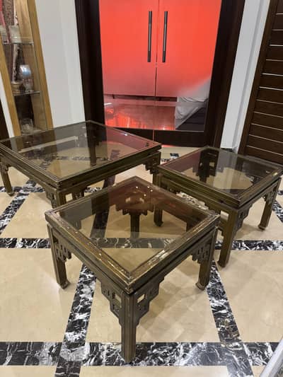 Center table and side table set