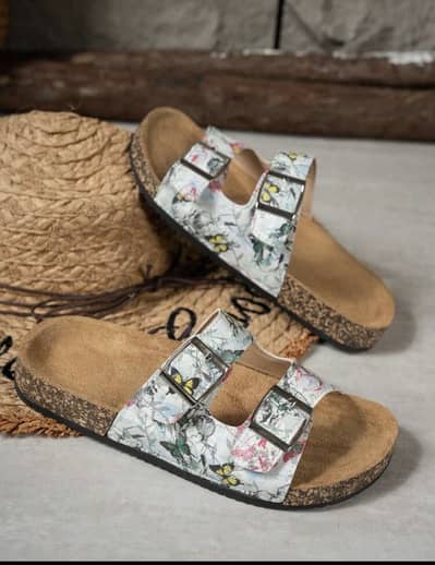 Brand New Women’s Buckle  Slippers – Size 40