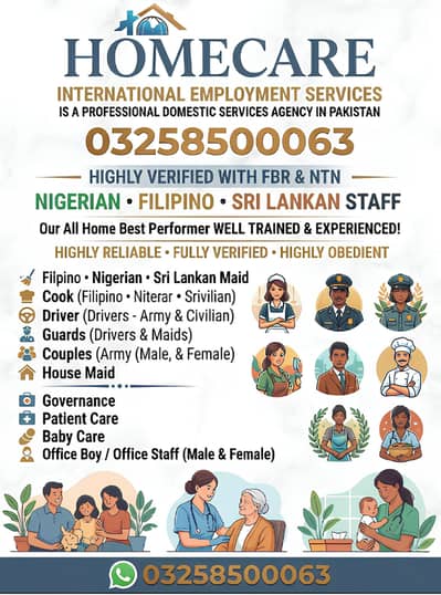 Reliable Maid Available for House Work – Experienced