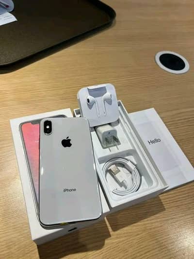 Apple iPhone X PTA approved with box farsal