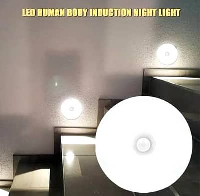Intelligent Motion Sensor Rechargeable LED Light - Stick-On Night Lamp