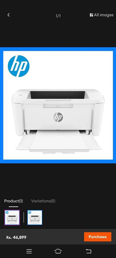 HP laser jet pro M15W