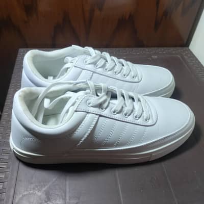 white sneakers