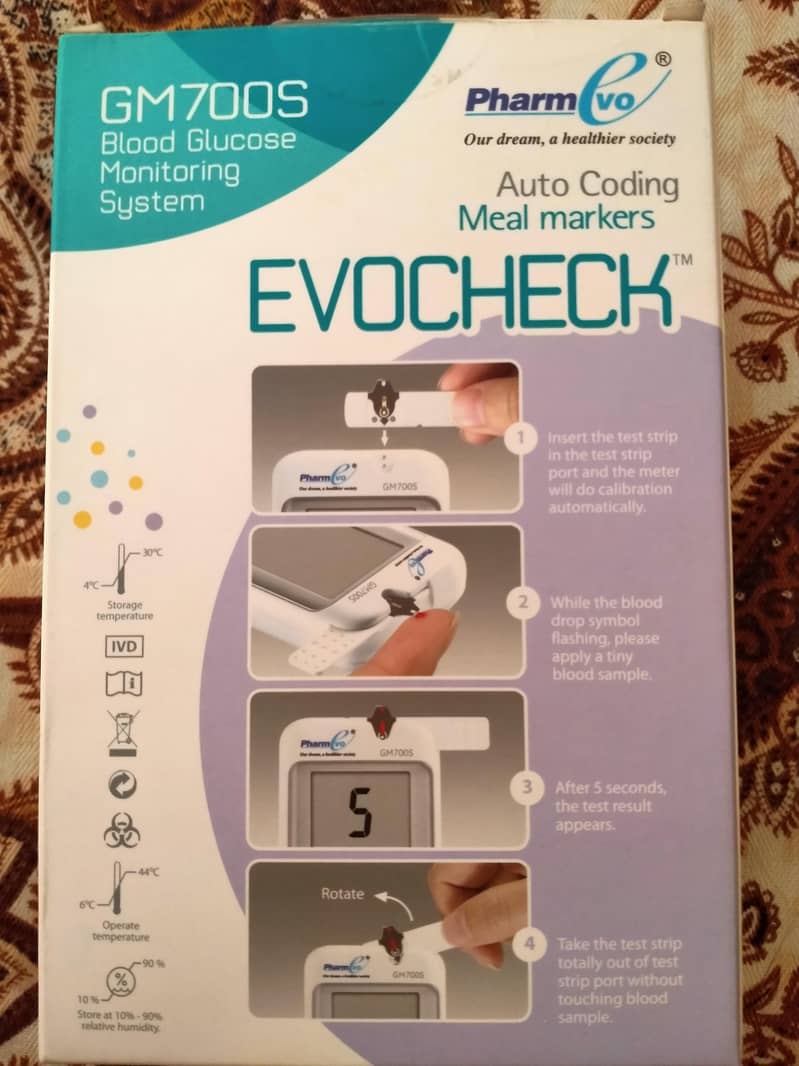 EvoCheck Glucometer 1