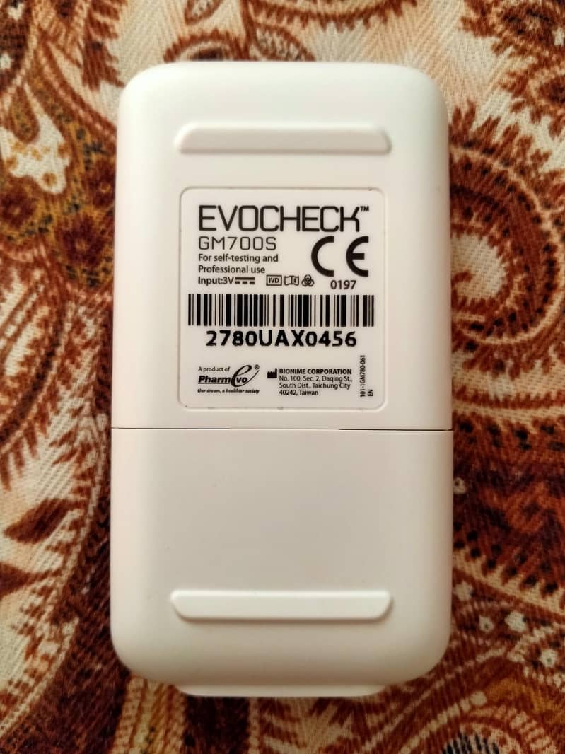 EvoCheck Glucometer 3