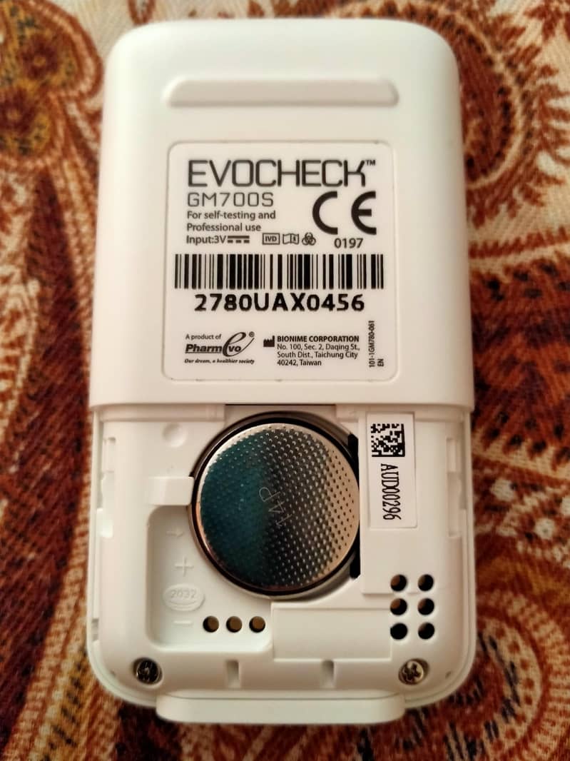 EvoCheck Glucometer 4