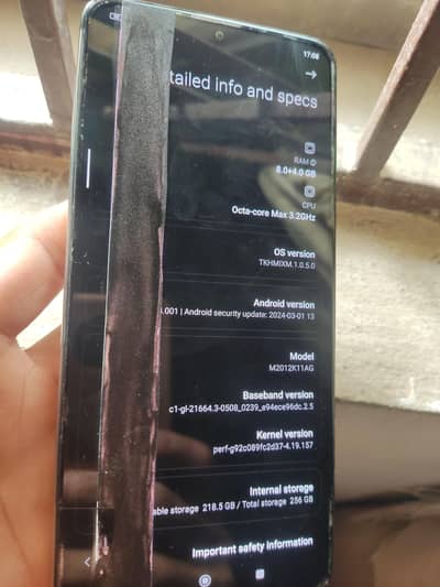 Xiaomi Poco F3  sims card not detected cpu issue