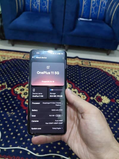 One Plus 11 official dual pta approved 512 gb