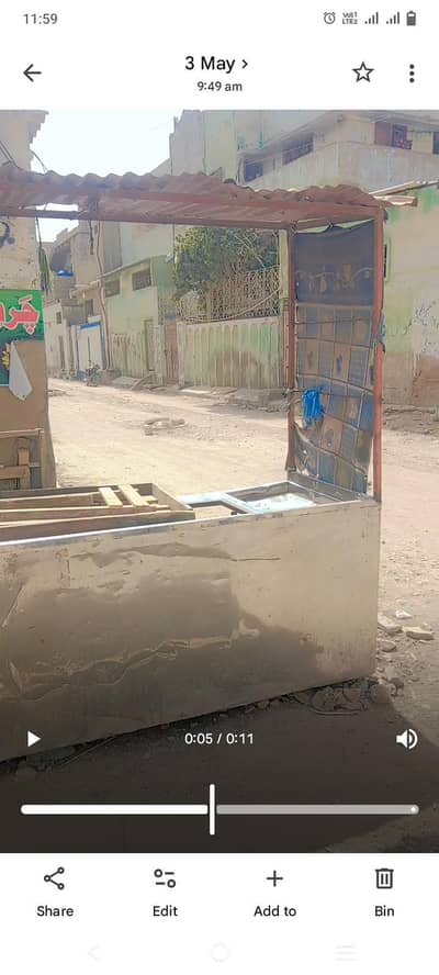 counter for fries and biryani