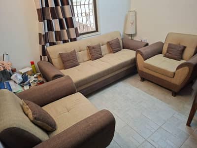 5 seater sofa set complete with 110 Japanese window Ac