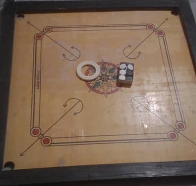 Carrom Board with coins striker-good condition