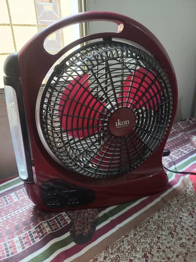 Ikon Emergency Light and Fan Slightly used