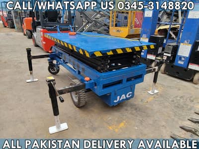 JAC 24 Ft Scissor Table Trolley Lift for Sale, Man Lift Table Trolley