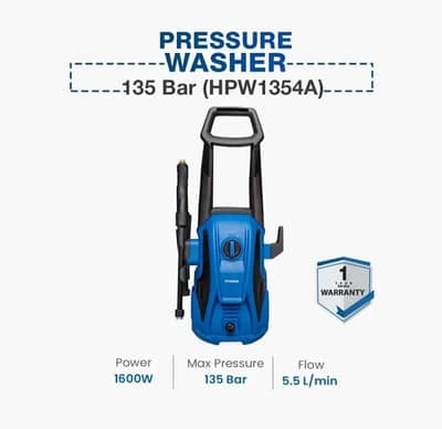 Hyundai Pressure Washer 135 Bar (HPW135) - 1600 Watts