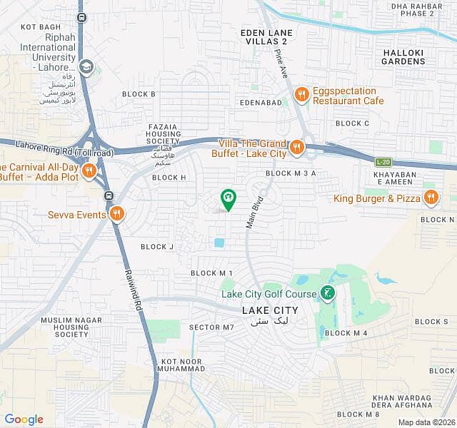 1 KANAL ! Located Plot Available For Sale. 1