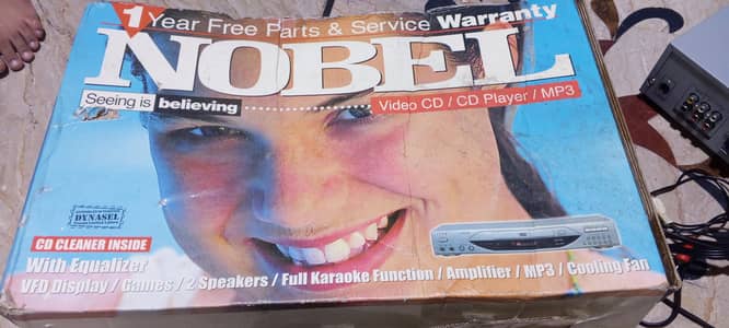 Nobel CD / CD  player  mp3 Baki sab thek ha magar but dv wala nahi nik