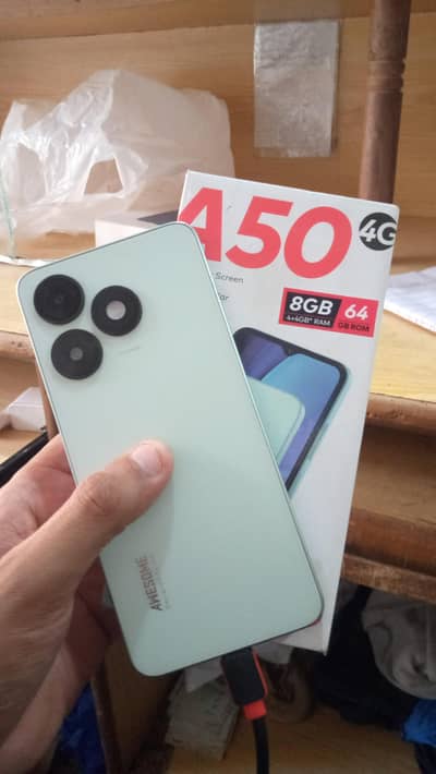 Itel A50 ,  4+4/64 with complete box all original
