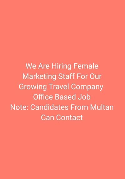 marketing staff