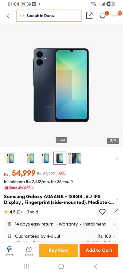 Samsung Mobile A06