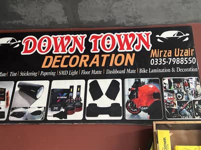 Downtown decoration
