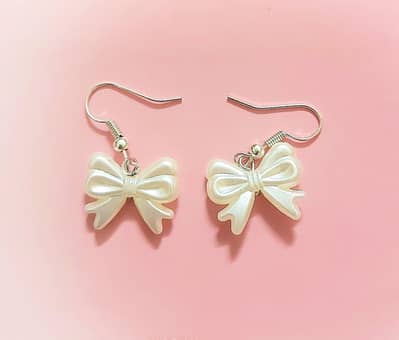 Ribbon earrings 