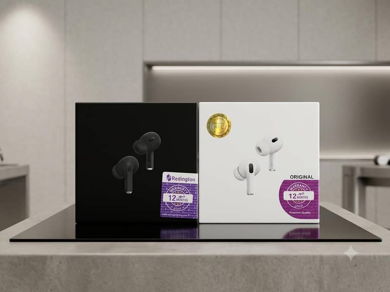 PRO 2 Black & Write  Earbuds 6