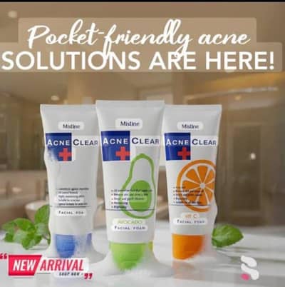 Mistine Acne clear Face wash avacodo vitamin c original