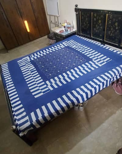 Double Bed (King size) + 2 side tables + Dressing with large mirror