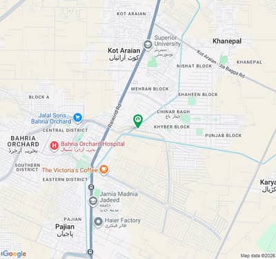 8 Marla Residential Plot For Sale In Bahria Orchard