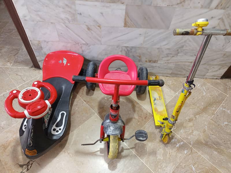 Scooty,Cycle,Car 0