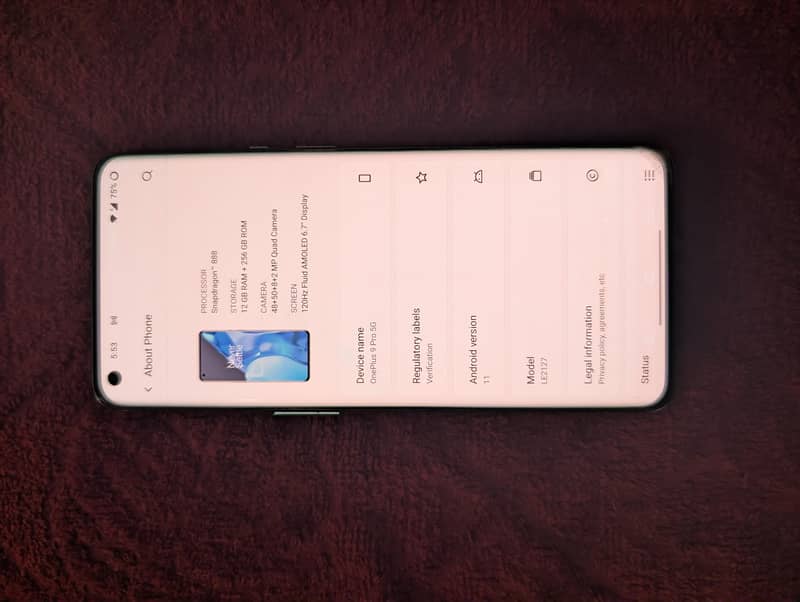 One Plus 9 Pro 5G 17