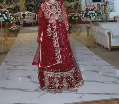 Bridal dress for sale with jewellery