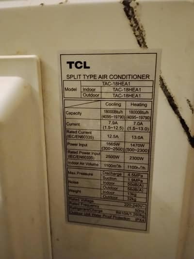 DC inverter AC TCL