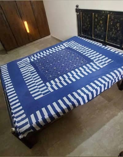 Double Bed (King size) with 2 side tables