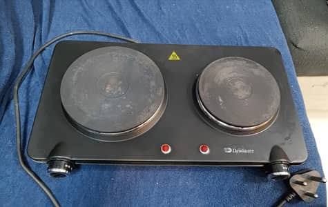 Dawlance Electric Hot Plate DWHP 3021 B (2 Burner) - Good Condition