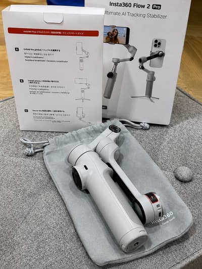 Insta360 Flow 2 Pro (Summit White) AI stabiliser
