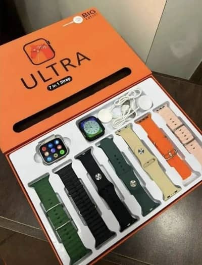 Ultra Smart Watch Series with Premium Interchangeable Straps Set